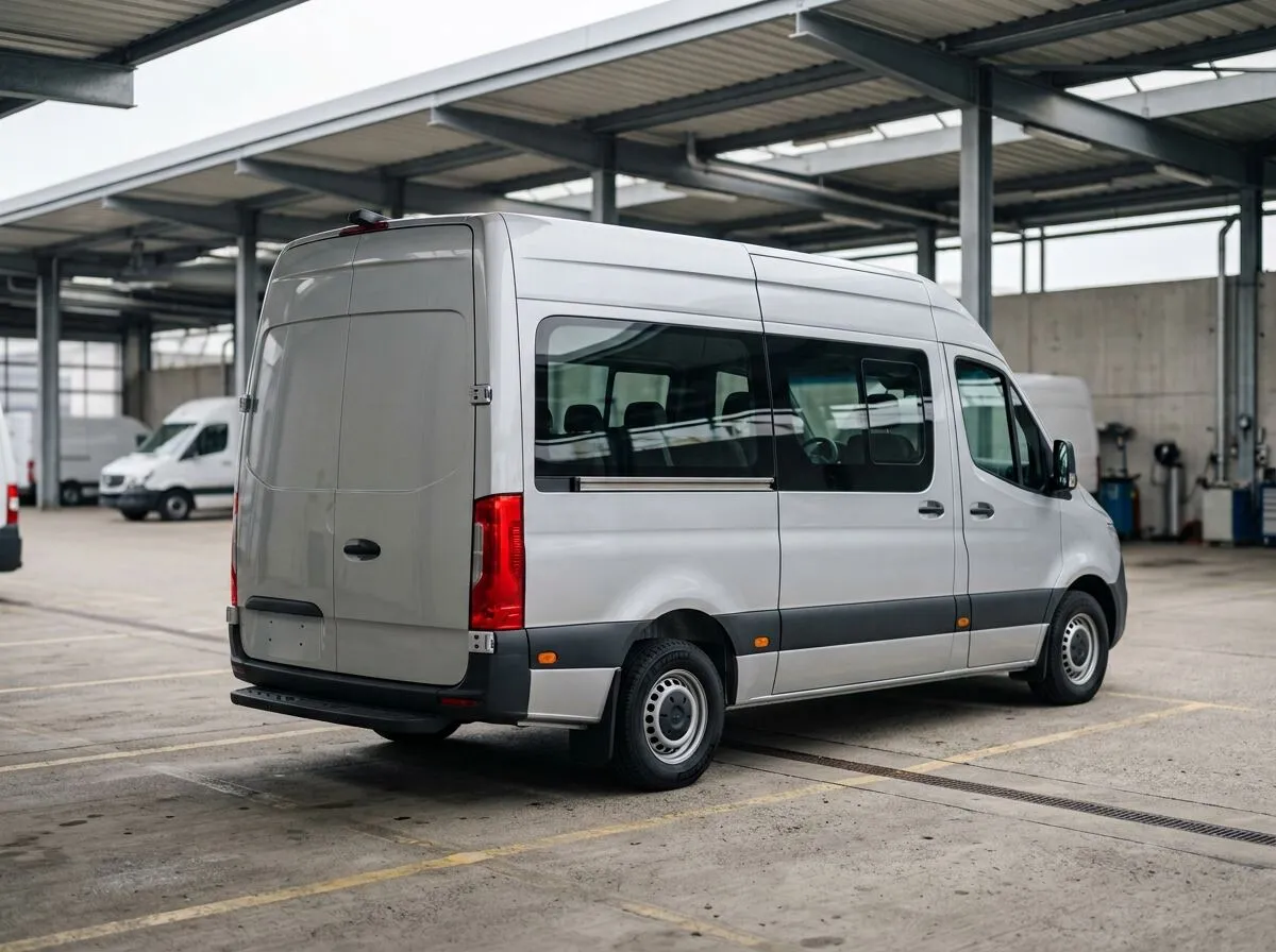 Servis aracı, depoda park hâlinde (temsili görsel)